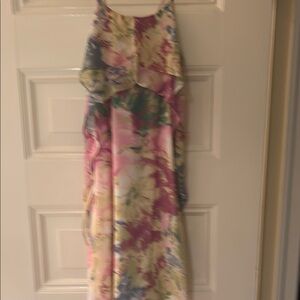 BCBGMaxAzria Multicolor Floral Dress